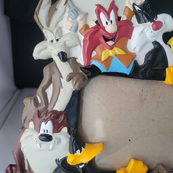 Vintage LOONEY TUNES WARNER BROS 3-D Cartoon Characters Picture Frame - Picture 8 of 10
